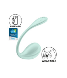 Oeuf vibrant vert menthe Smooth Petal Satisfyer - CC597862